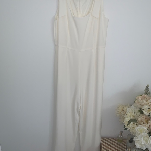 Julia Jordan cream jumpsuit size 14 - Picture 2 of 14